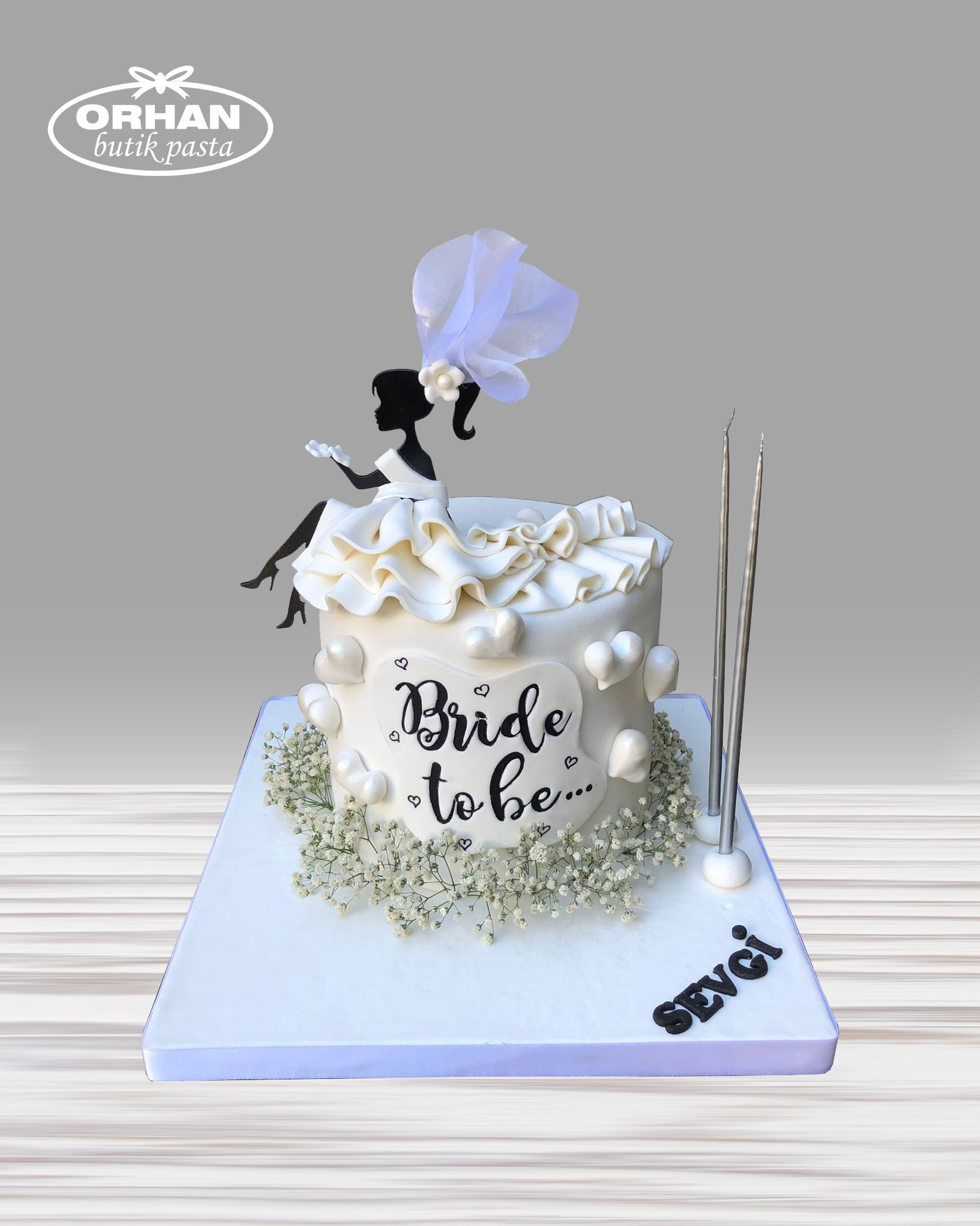 Bride to Be Temalı Doğum Günü pastası