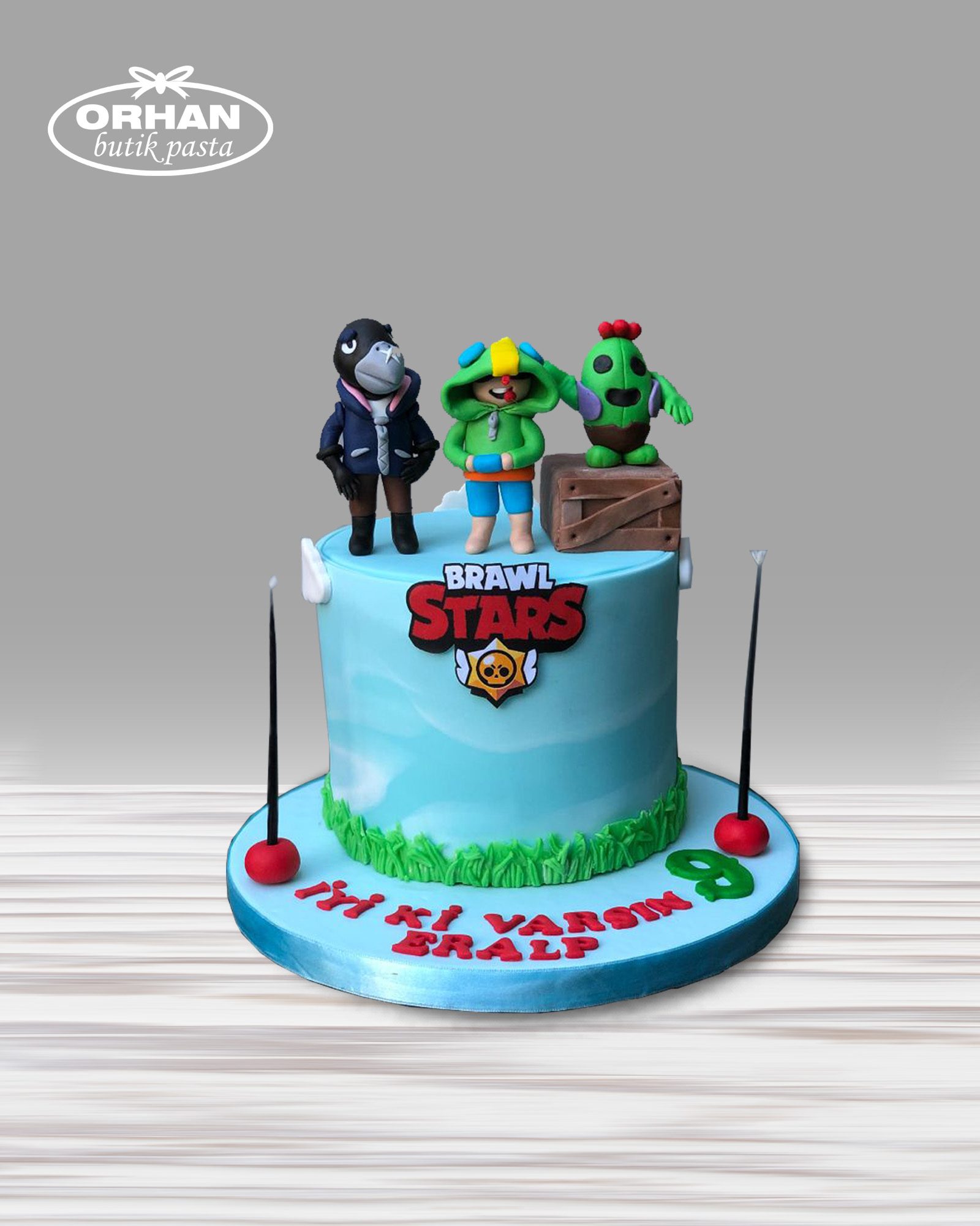 Brawstars Temalı Pasta