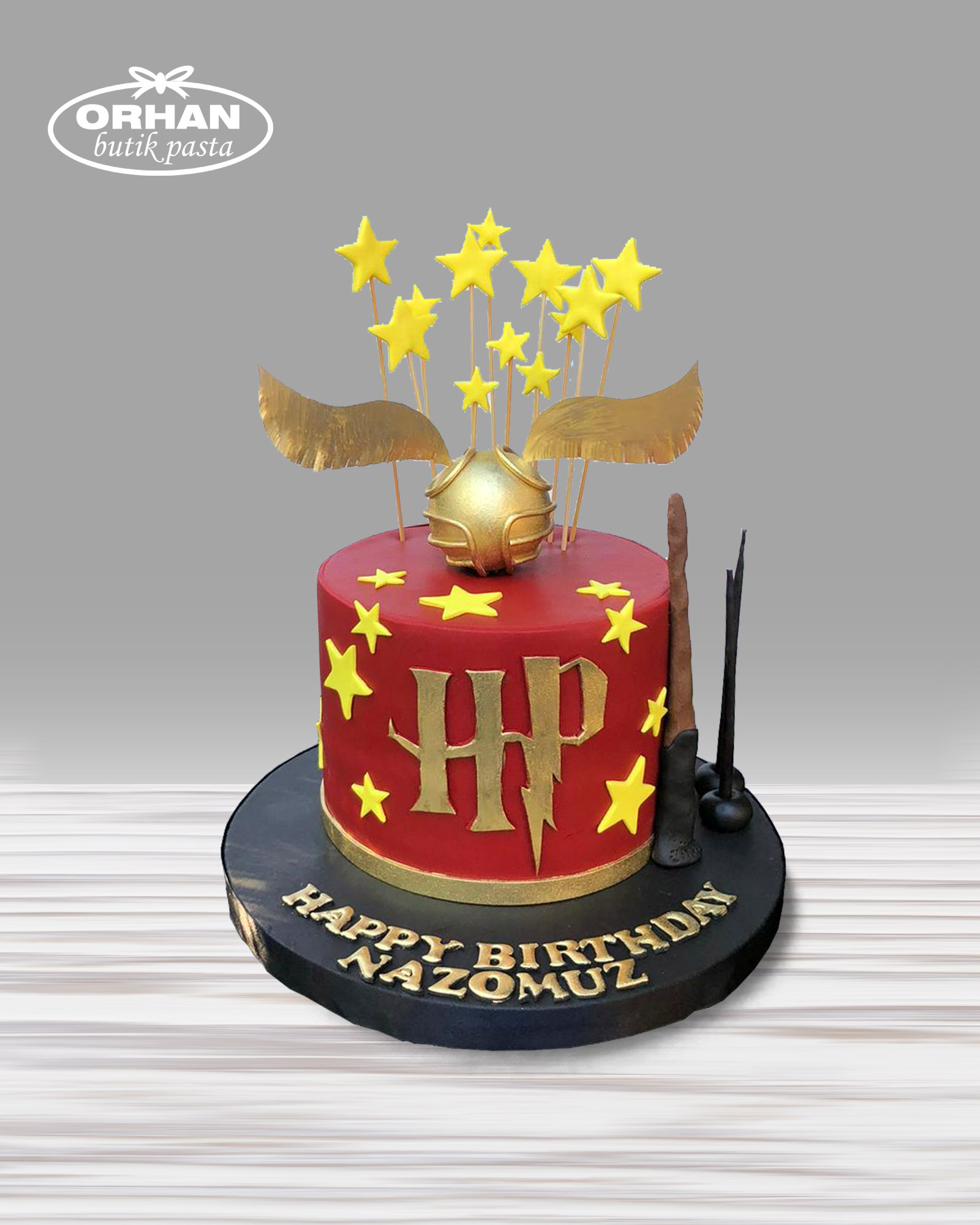 Yıldızlı Harry Potter Doğum Günü Pastası